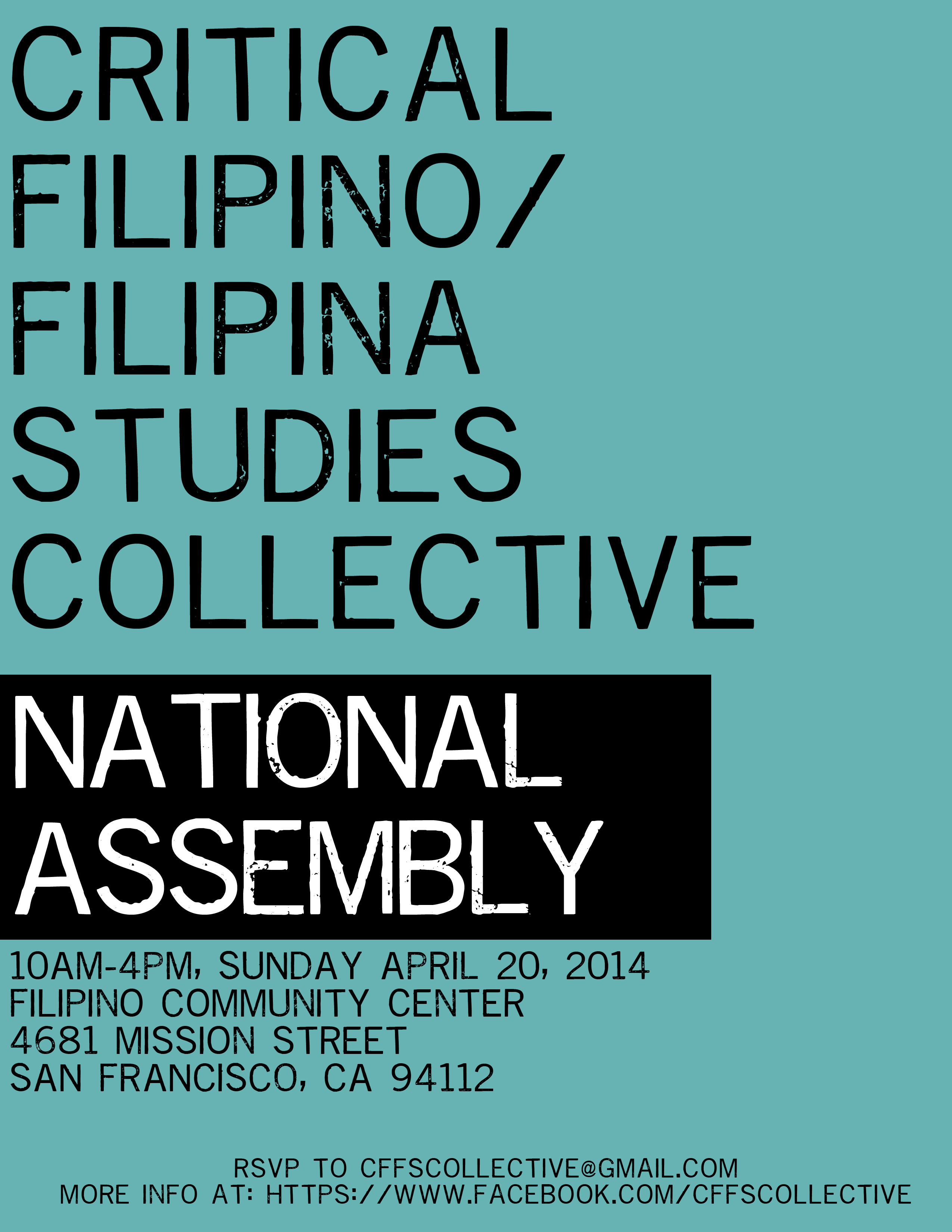 Critical Filipino/Filipina Studies Collective in SF!